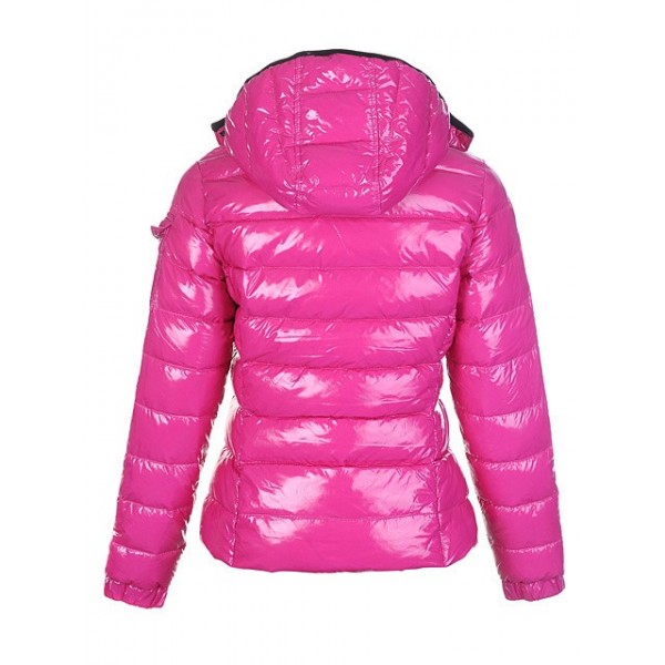 Moncler Rosa Corto Mock Collar e Cap. Moda caldo Cappotti uscita